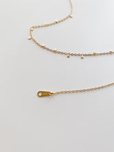 Gold mini disc necklace - S925 Sterling Silver